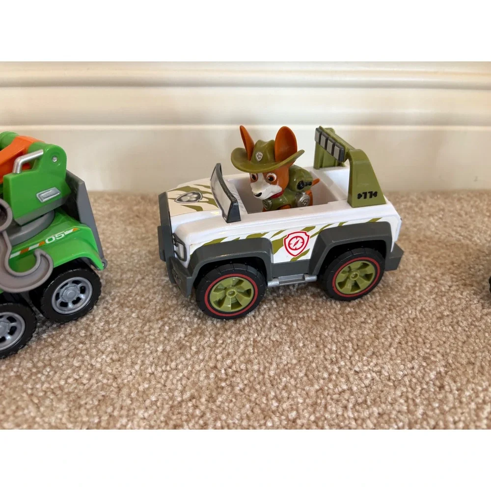 Bundle 6 Paw Patrol‎ Rescue Vehicles & pups 3 dogs 3 cars